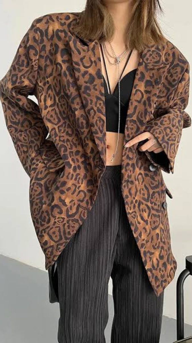 Leopard Printed Blazer FC1676