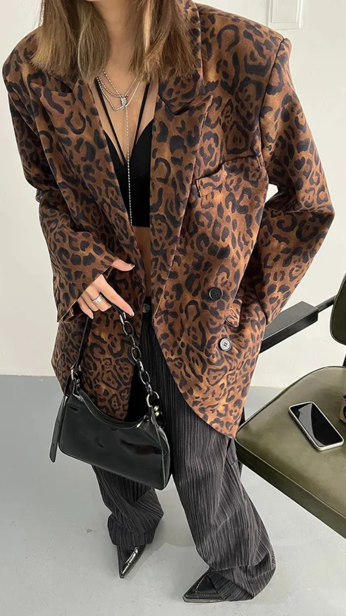 Leopard Printed Blazer FC1676