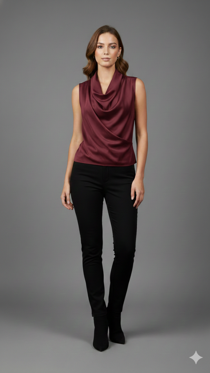 Loose Neckline Sleeveless Top FC2187