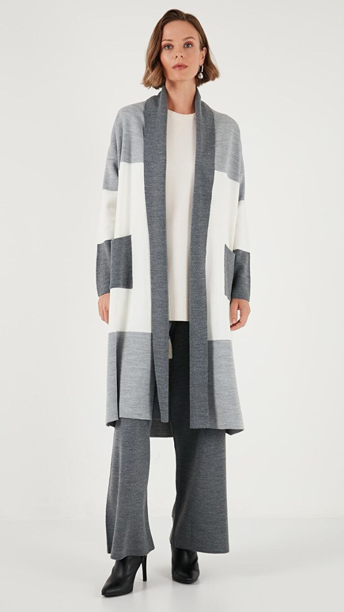 Loose Pant And Top With Long Shrug 3pc Coord Set FC2007