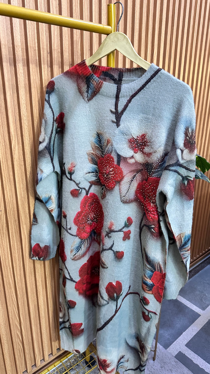 Loose Printed Midi Dress FC1959