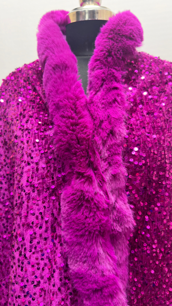 Luxurious One Size Fit to All Winter Faux Fur Cape FC1530