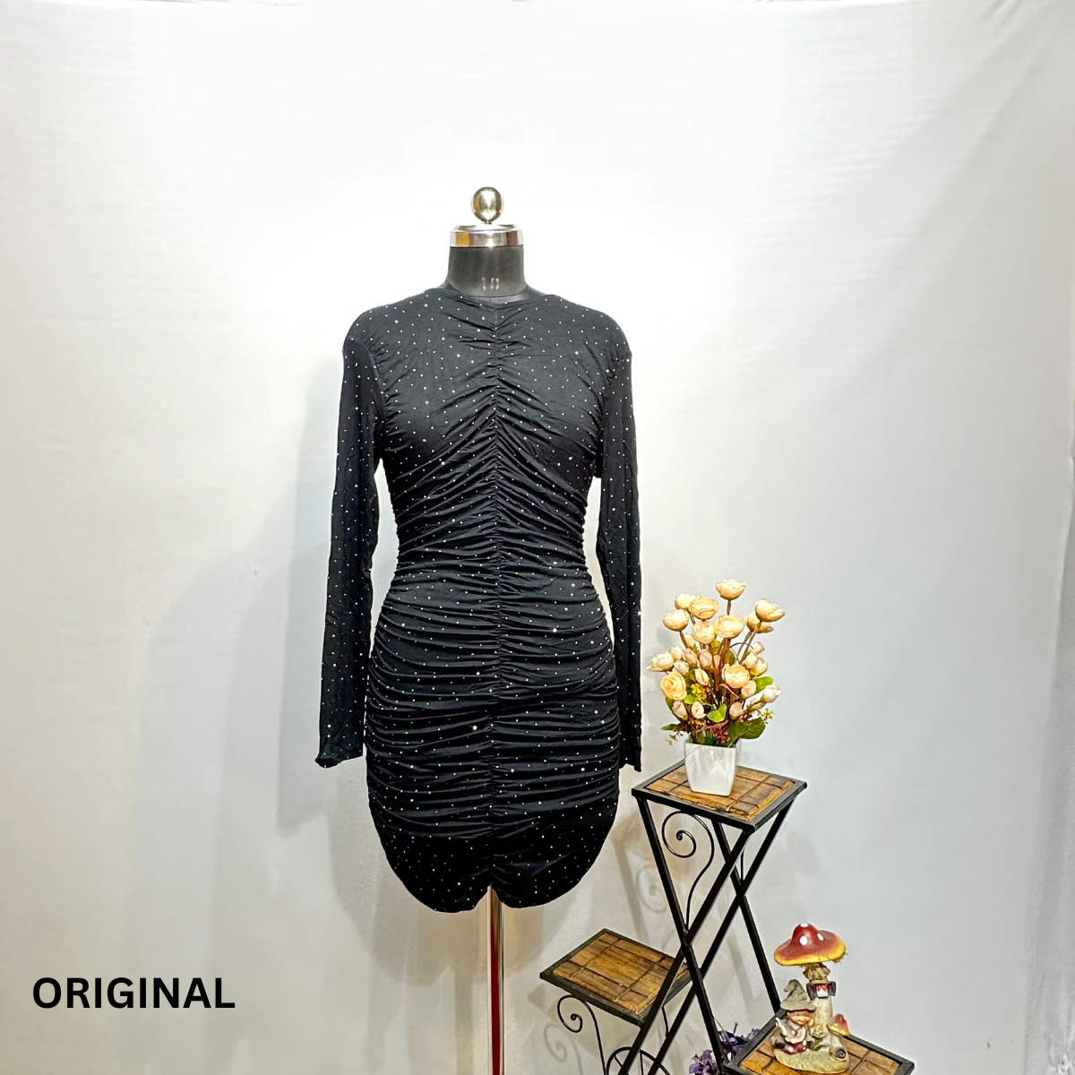 Mesh Mini Dress