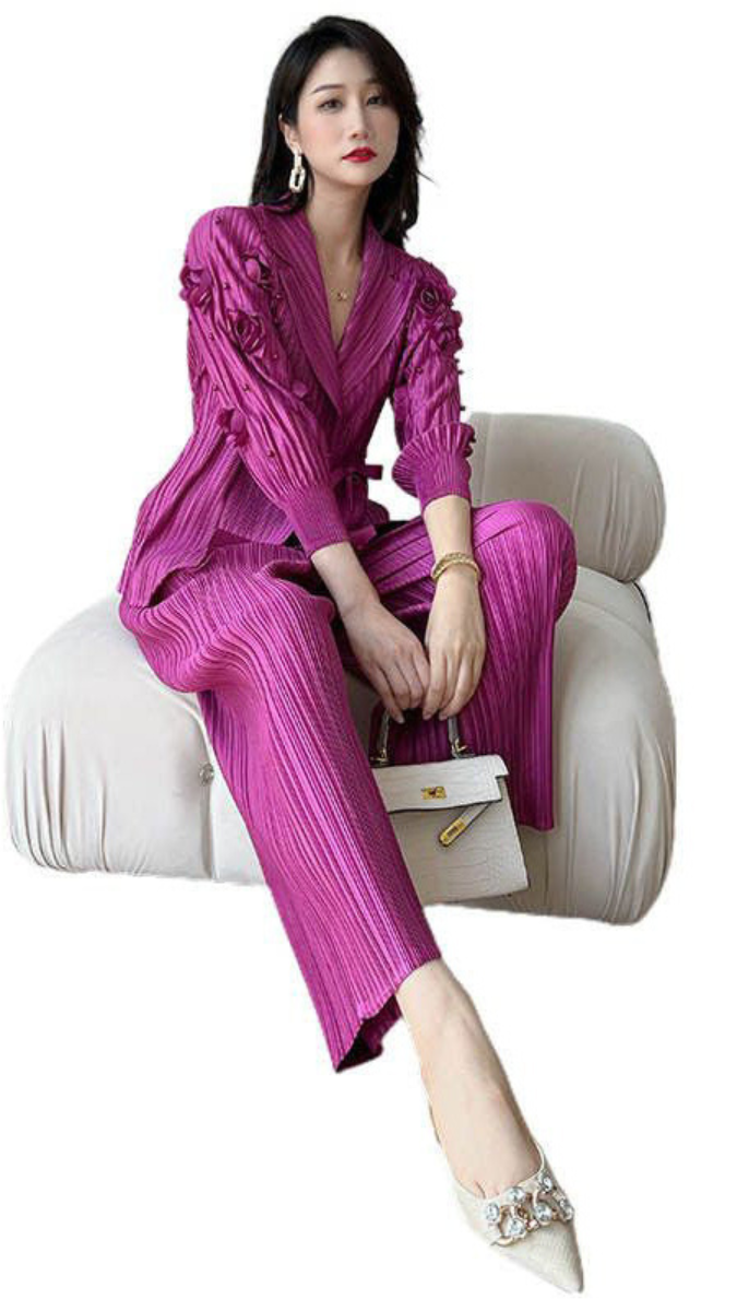 Miyake Pleated Women's Suit FC