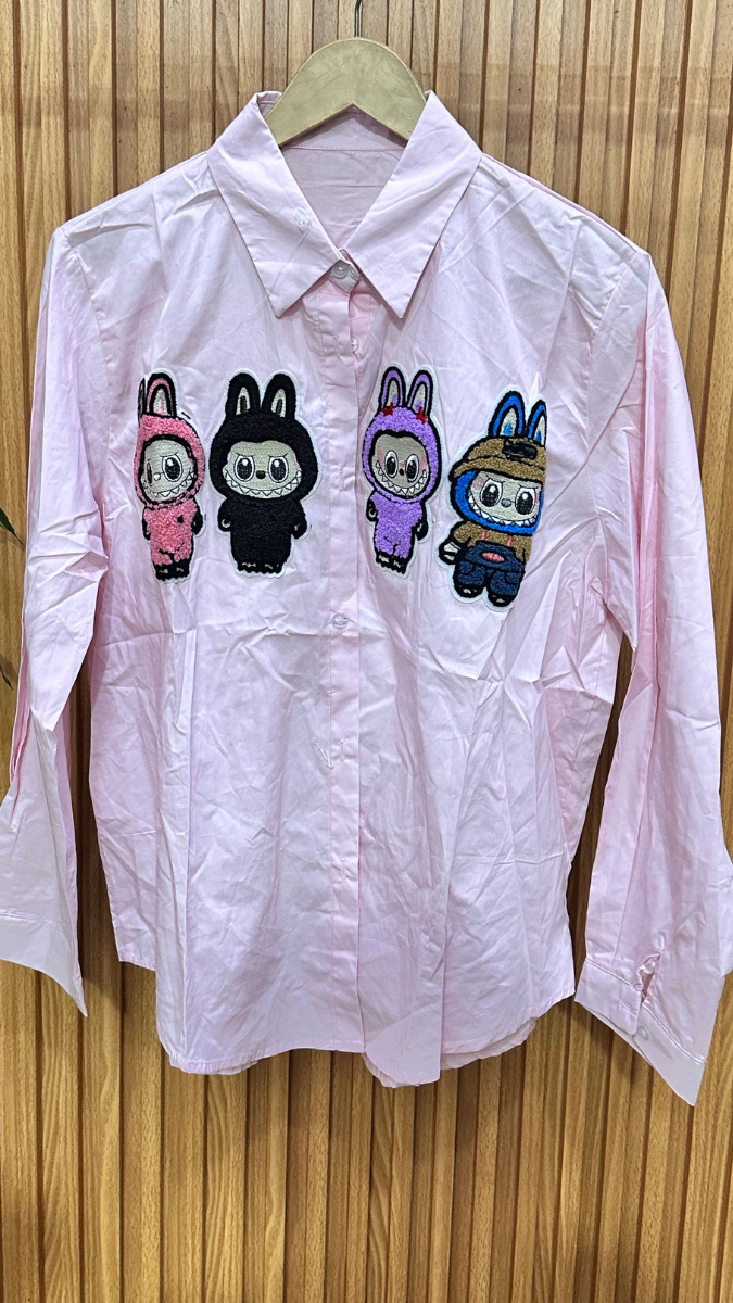 Multicolor Labubu Embedded Shirt FC1840