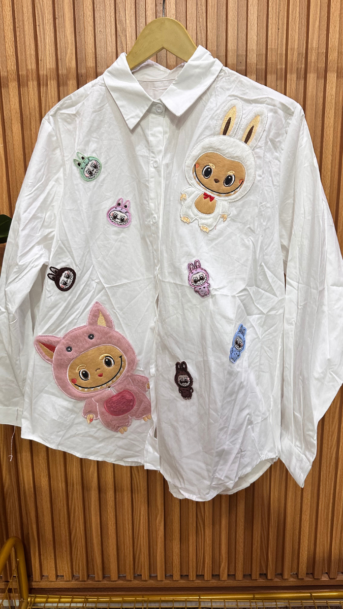 Multiple Labubu Embedded Shirt FC1842