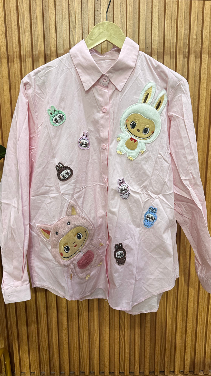 Multiple Labubu Embedded Shirt FC1842