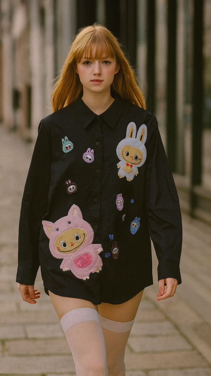 Multiple Labubu Embedded Shirt FC1842