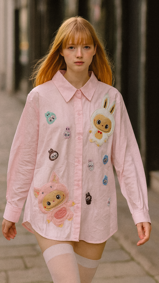 Multiple Labubu Embedded Shirt FC1842