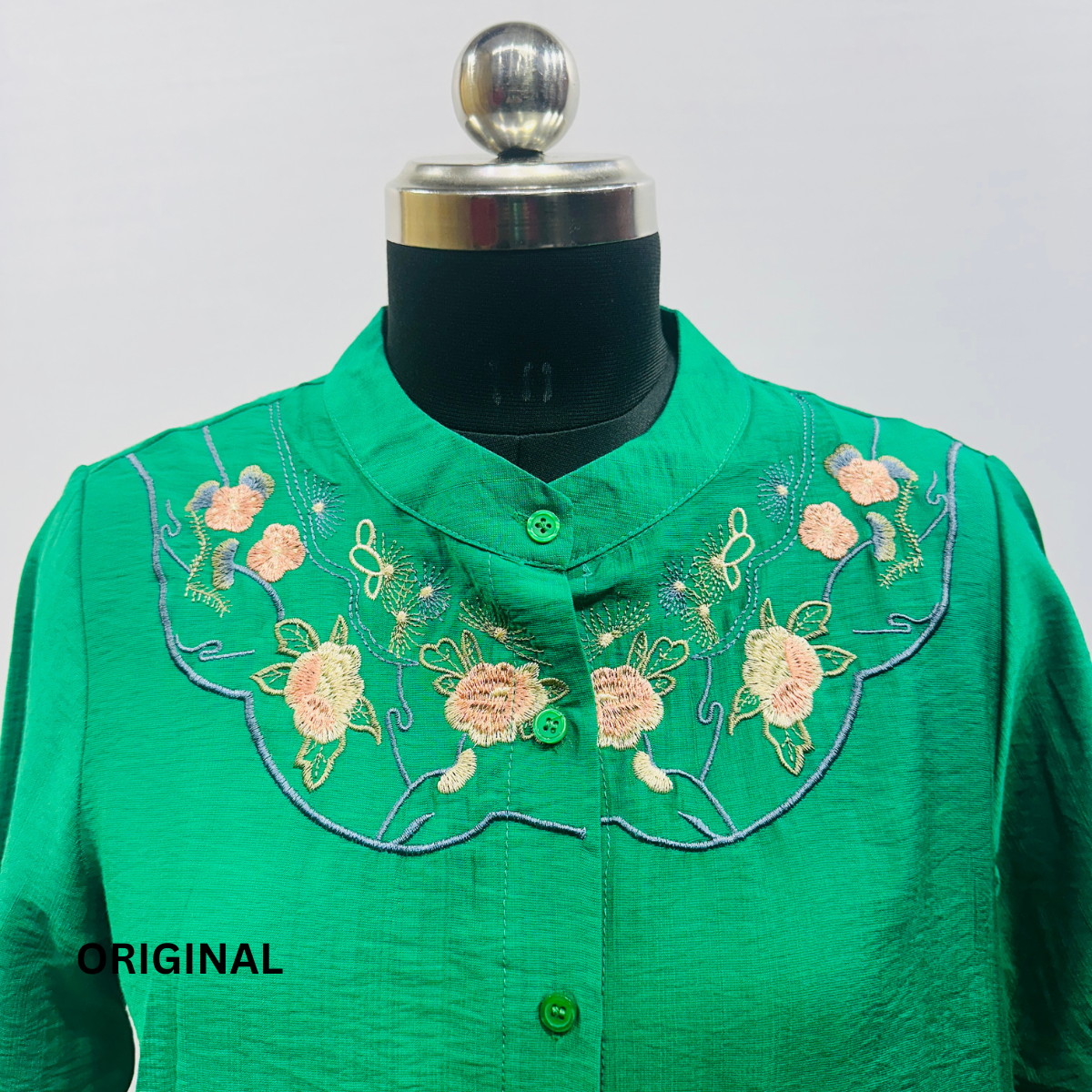 Neck Embroidery Shirt FC1063