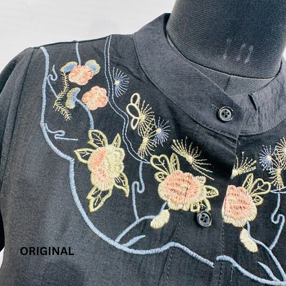 Neck Embroidery Shirt FC1063