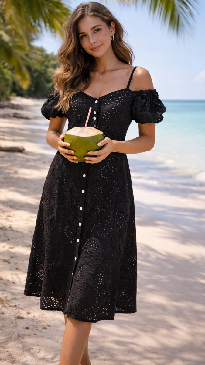 Off Shoulder Front Slit Mini Dress FC2403