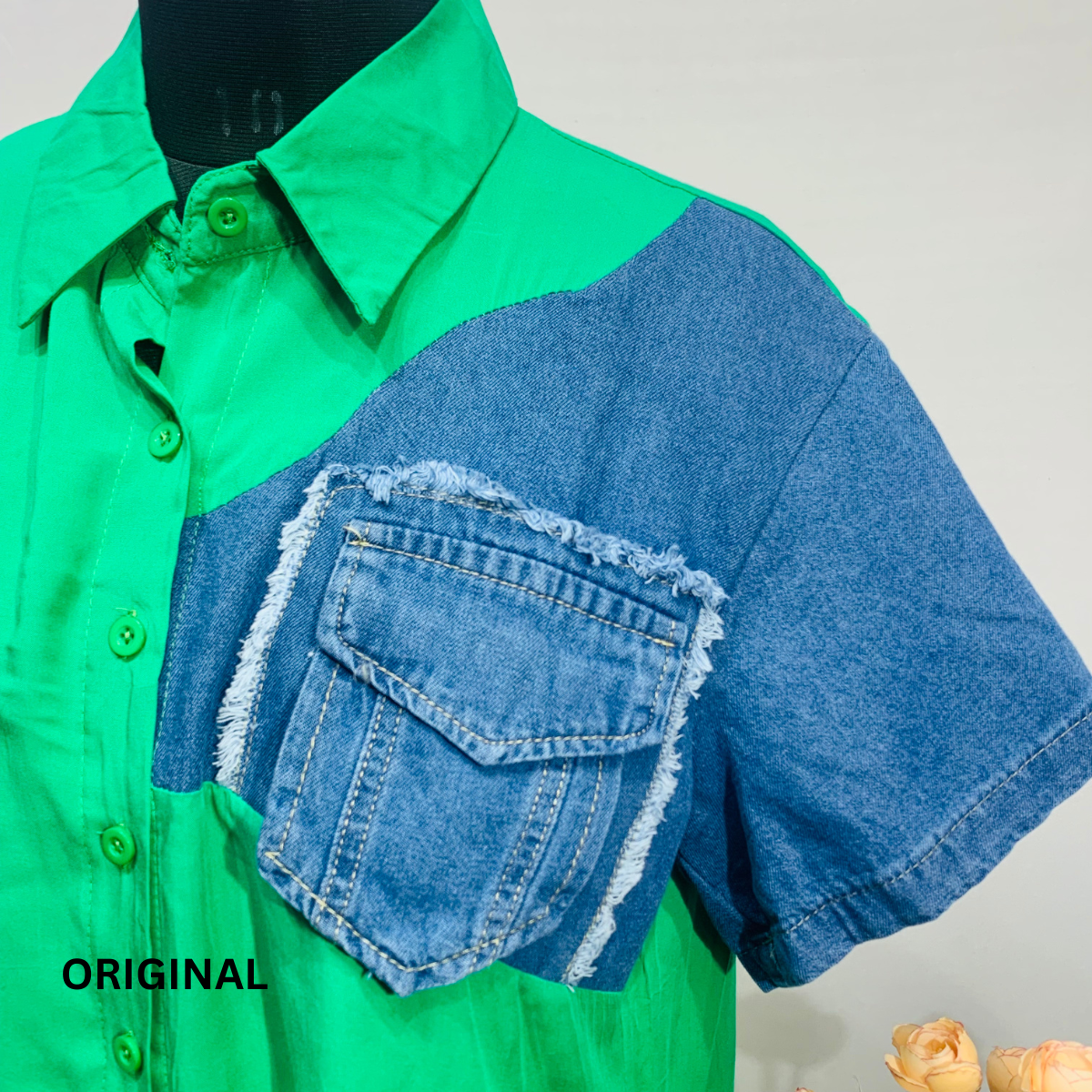 One Hand Denim T-Shirt 