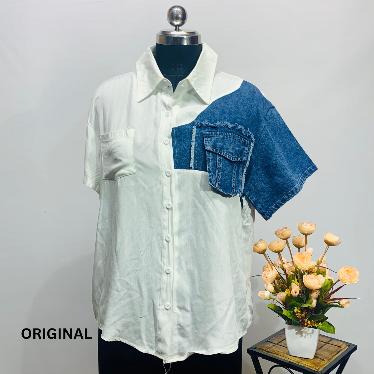 One Hand Denim T-Shirt 