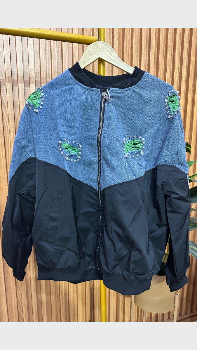 Pearl And Designed Rugged Jacket FC1961