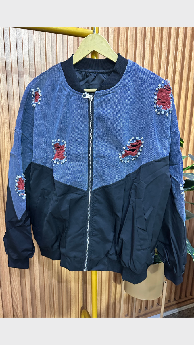 Pearl And Designed Rugged Jacket FC1961