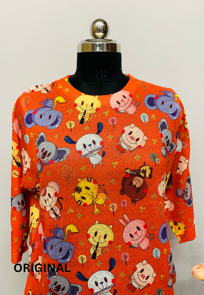 Pikachu Printed Top