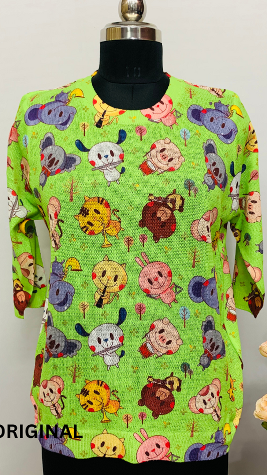 Pikachu Printed Top