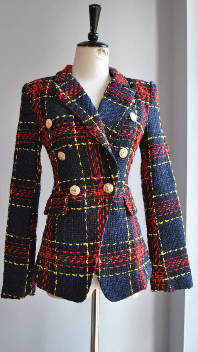 Plaid Coat For Women FC1747