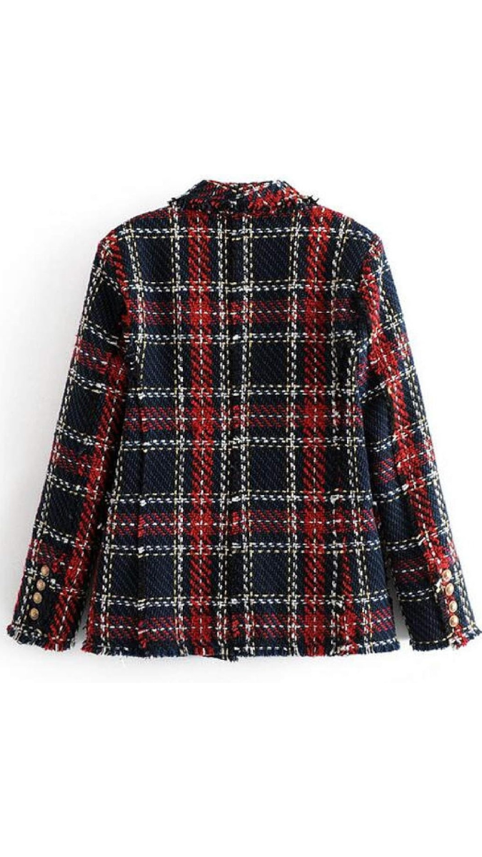 Plaid Coat For Women FC1747