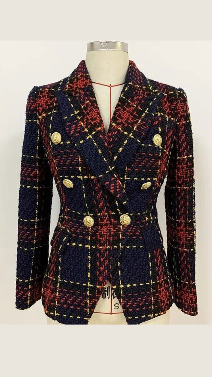 Plaid Coat For Women FC1747