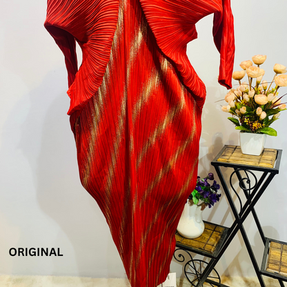 Pleated Kaftan dress