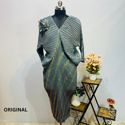 Pleated Kaftan dress