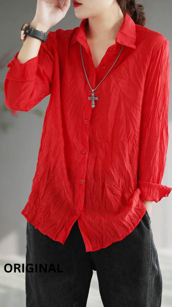 Pointed Collar Shirt