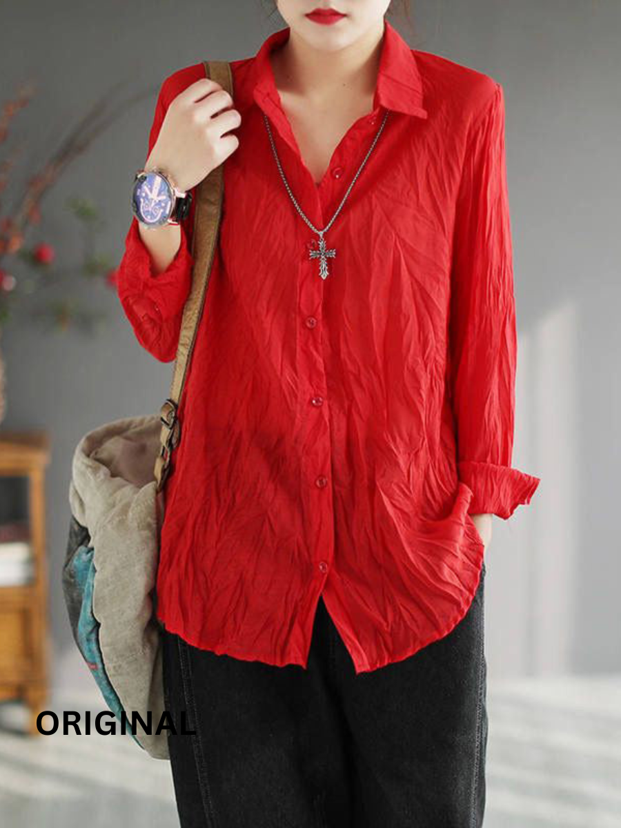 Pointed Collar Shirt