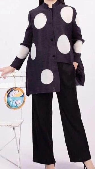 Fc Polka Dot Pleated Co ord Set