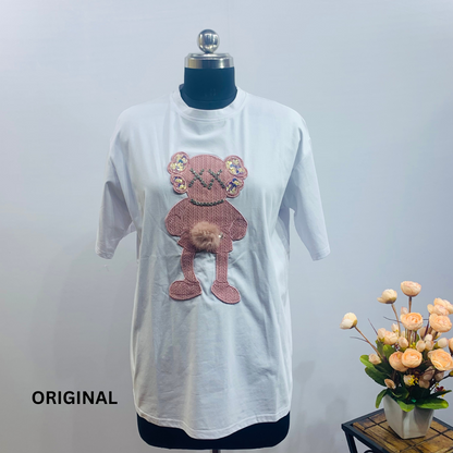 Pom Pom Teddy T-Shirt