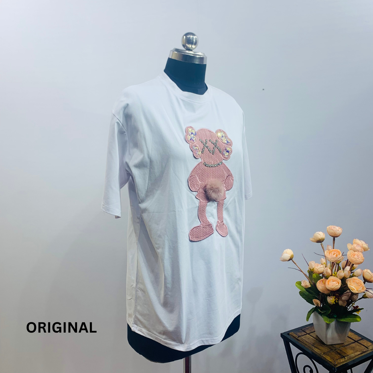 Pom Pom Teddy T-Shirt