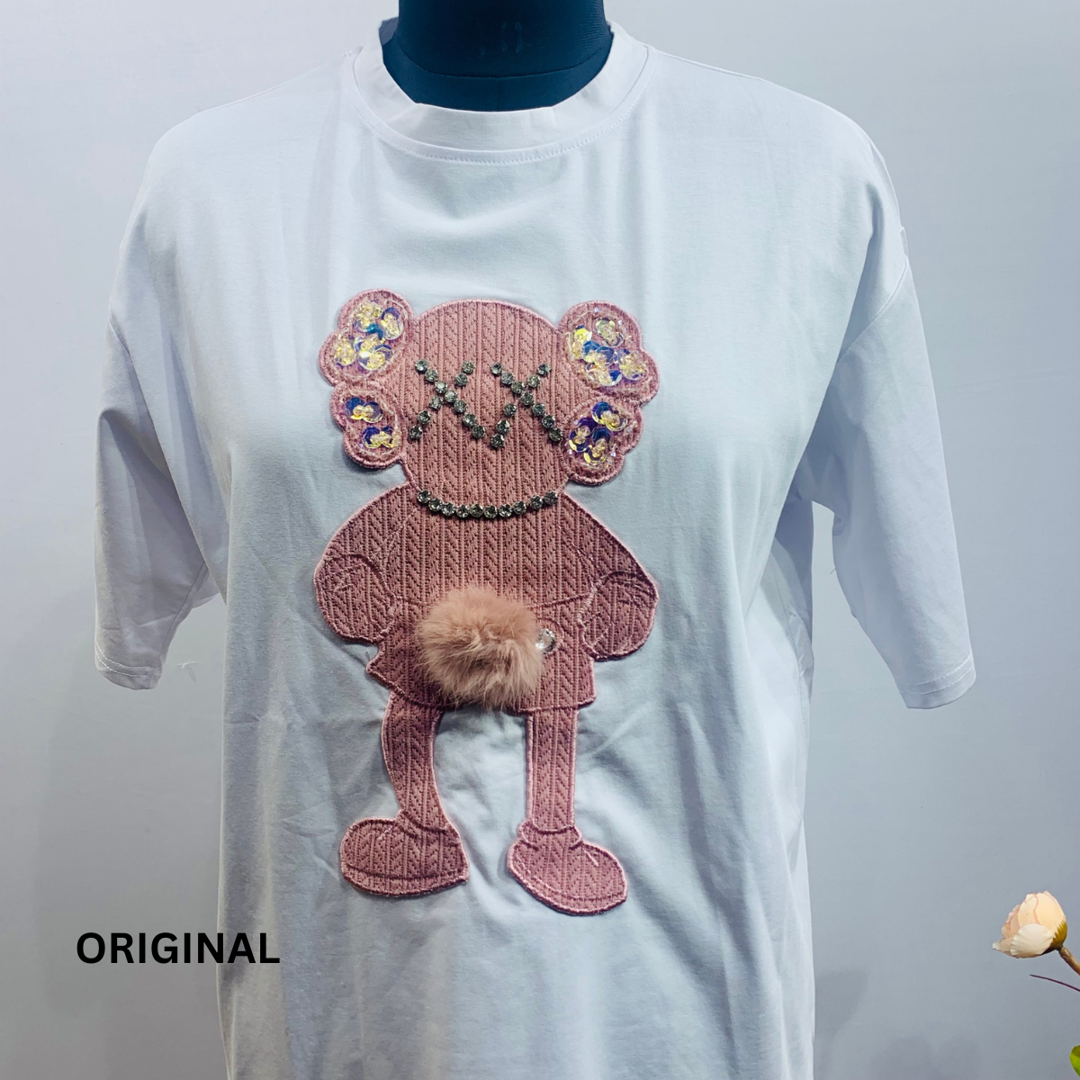 Pom Pom Teddy T-Shirt