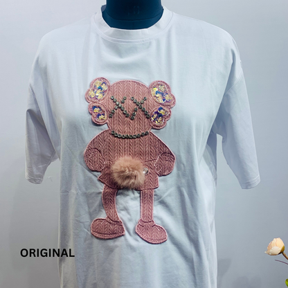 Pom Pom Teddy T-Shirt