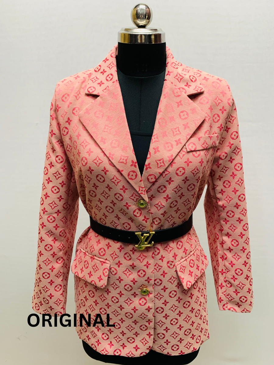Printed Belted Winter Coat FC1547