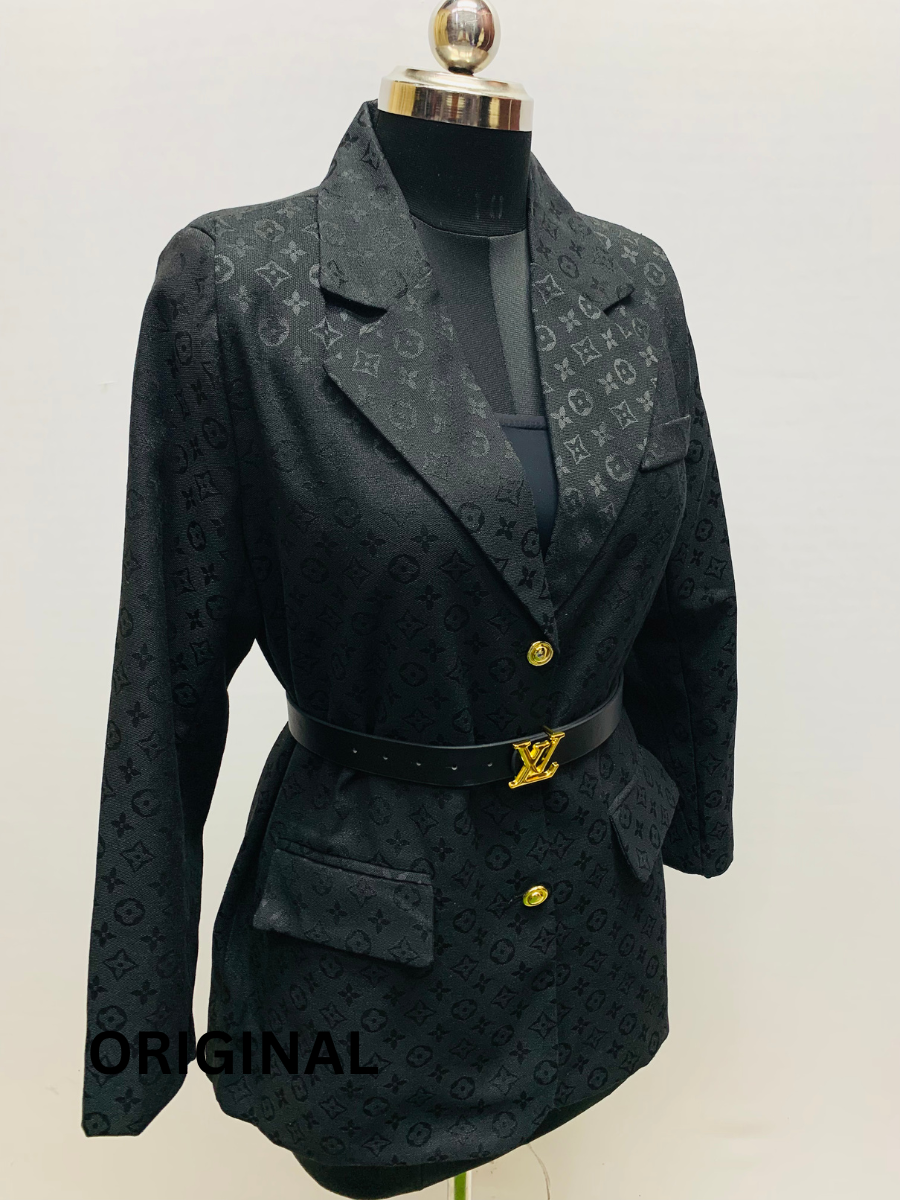 Printed Belted Winter Coat FC1547