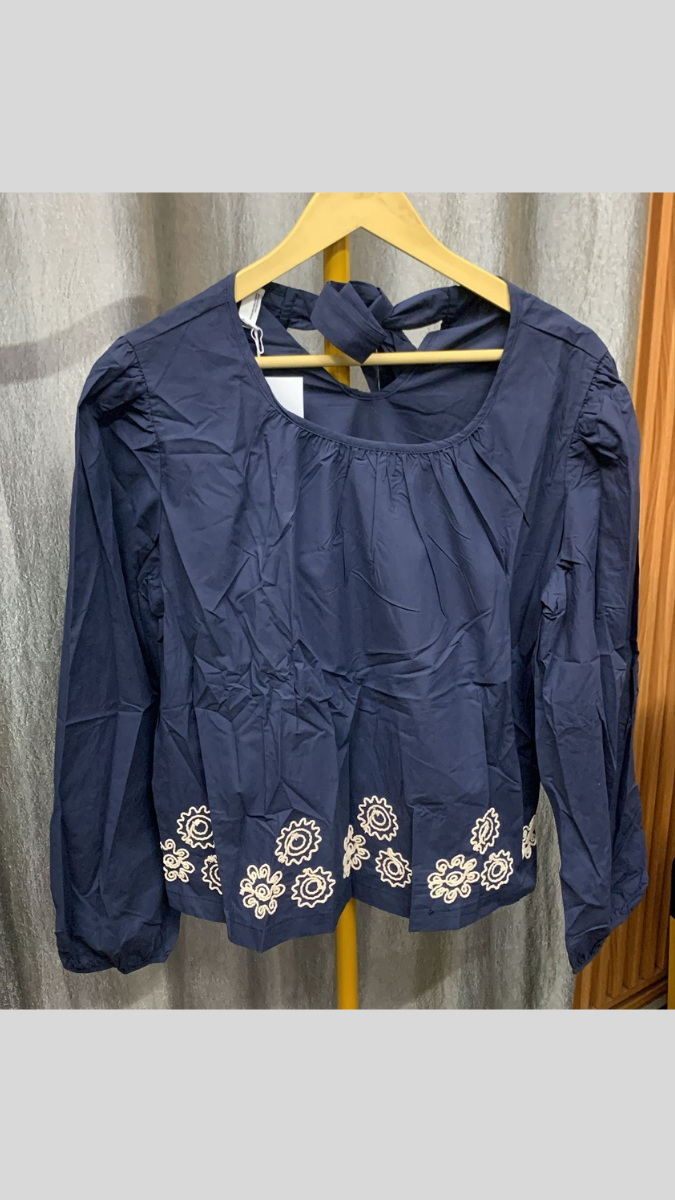 Printed End Round Neck Top FC2283