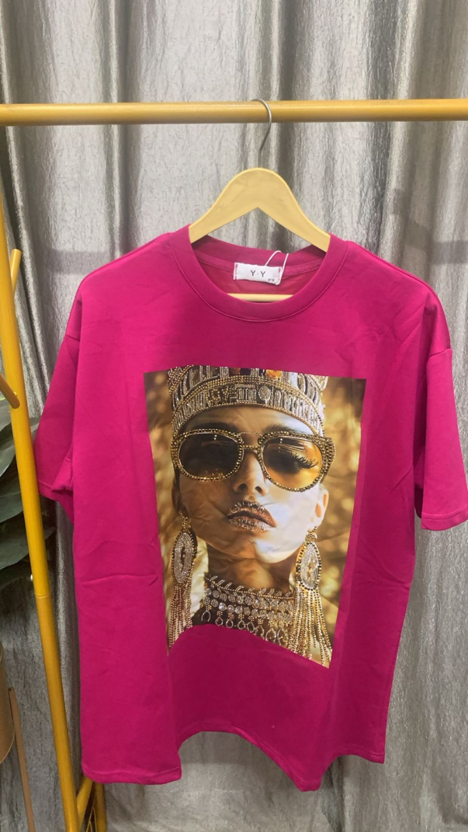 Printed Face Front T-Shirt FC2444