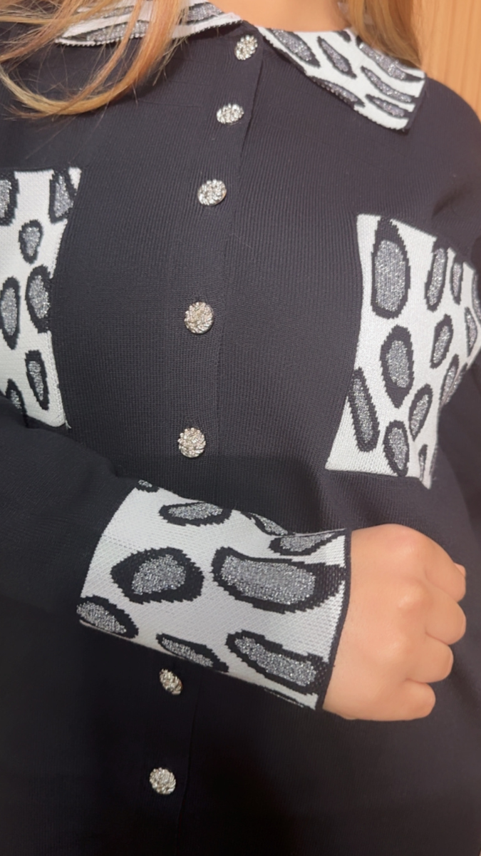 Printed Pocket And Collar Shirt And Pant Coord Set FC2060