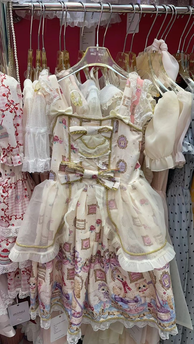 Printed Princess Dress With Bow Designed FC2531