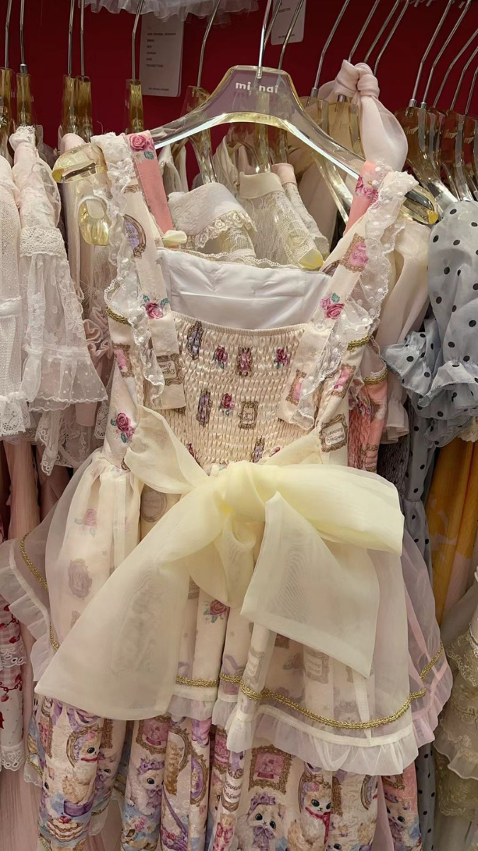Printed Princess Dress With Bow Designed FC2531