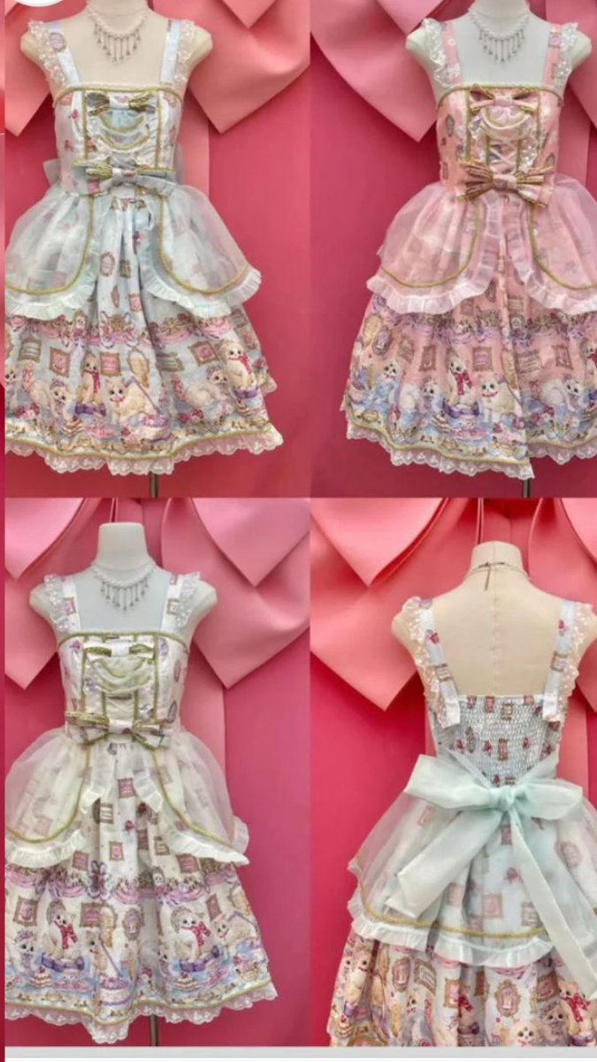 Printed Princess Dress With Bow Designed FC2531