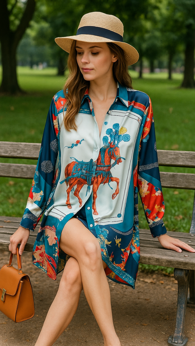 Printed Multicolor Dress FC1009