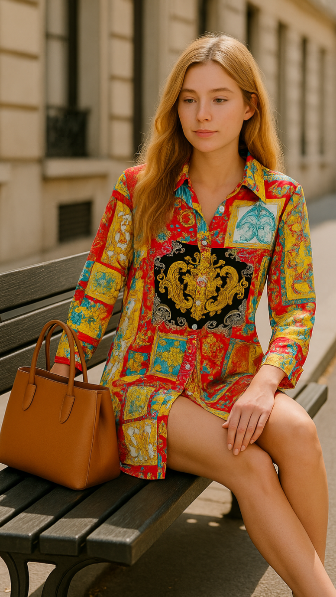 Printed Multicolor Dress FC1009