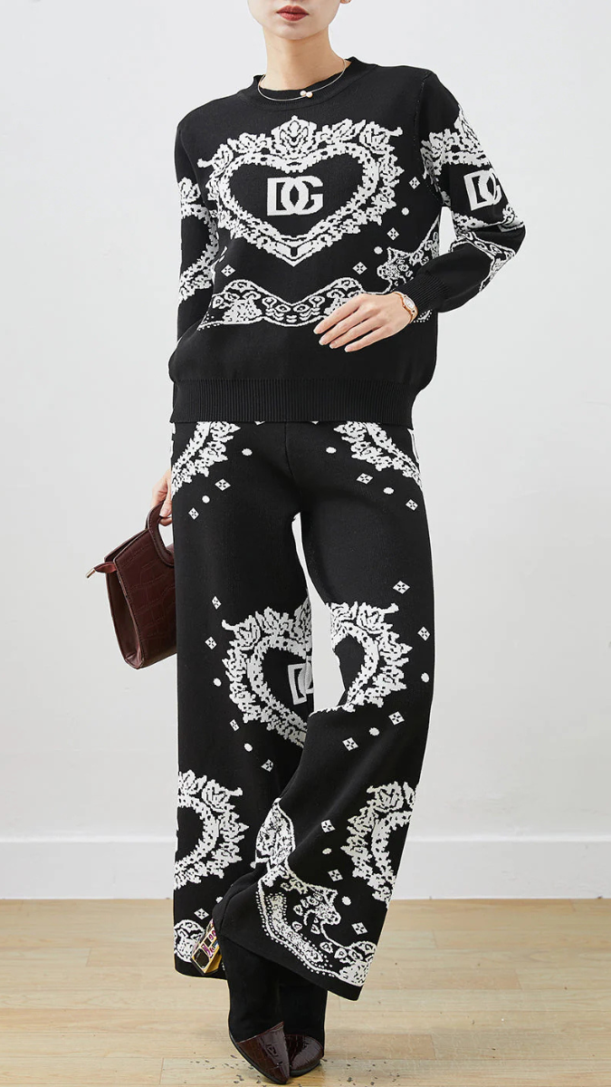 Printed Winter Co- Ord Set FC1494