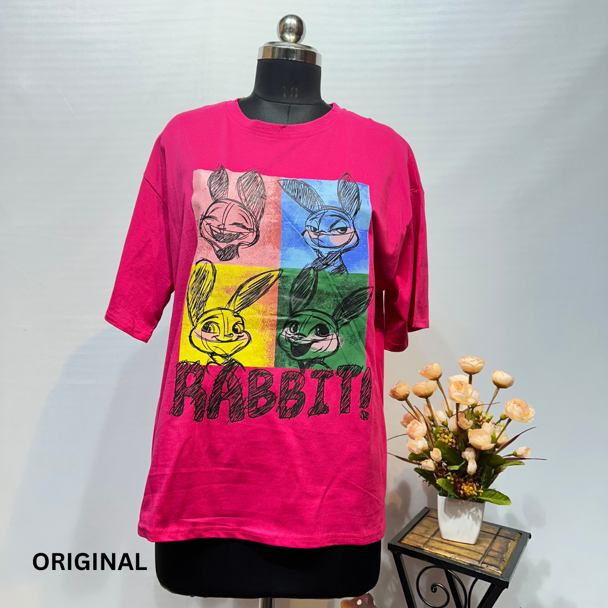 Rabbit Print T-Shirt