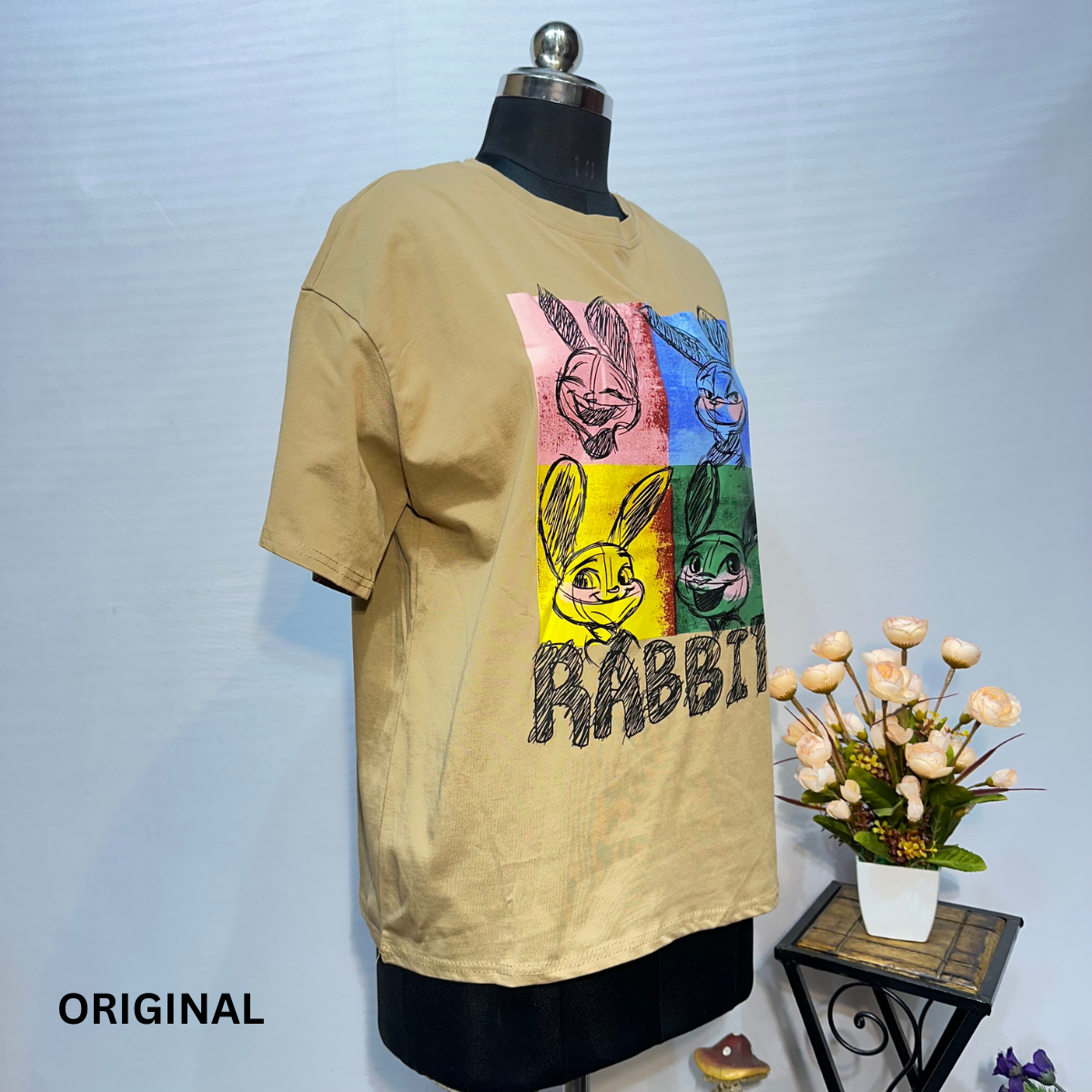 Rabbit Print T-Shirt