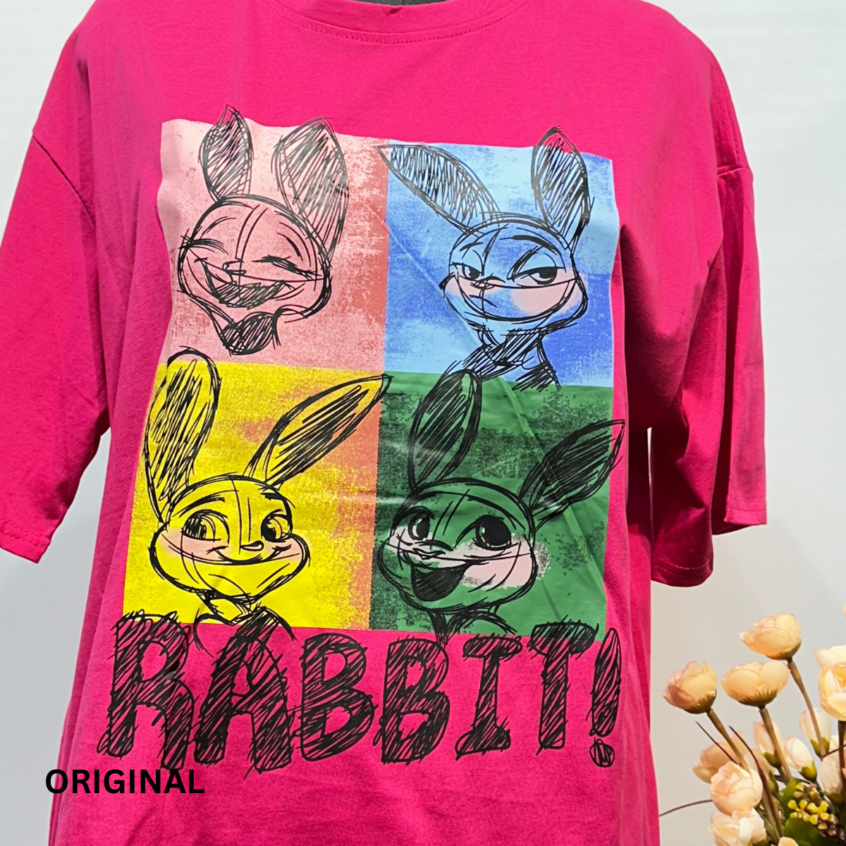 Rabbit Print T-Shirt