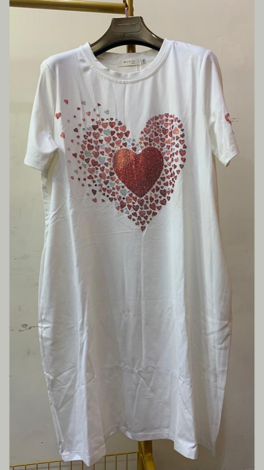 FC Red Heart Dress