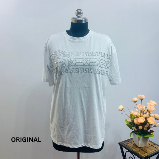 Rhinestone Design T-Shirt